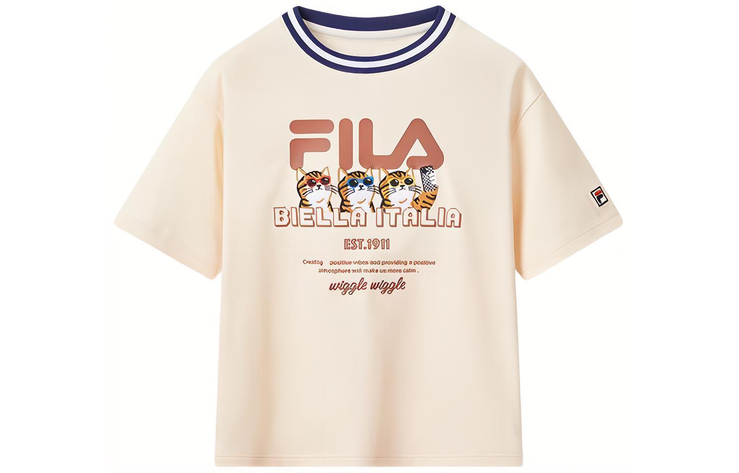 худи Fila FILA KIDS x WiggleWiggleT (бежевый)