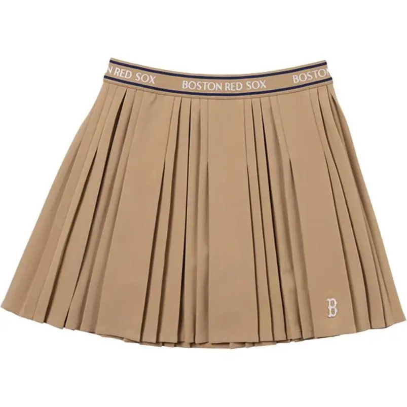MLB Casual Short Skirts Women's Beige