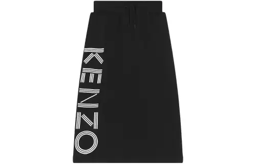 KENZO Casual Long Skirt Women's Black