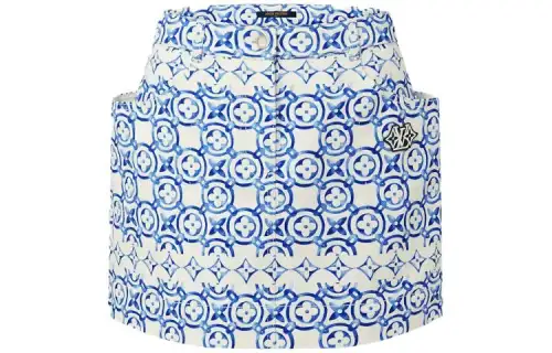 LOUIS VUITTON Casual Short Skirts Women's Blue