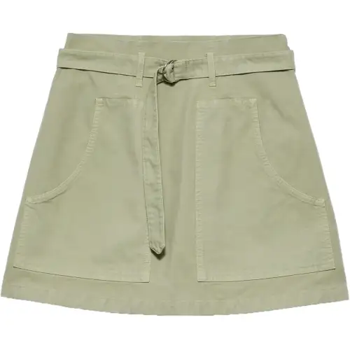 PRADA Old Canvas Mini Skirt