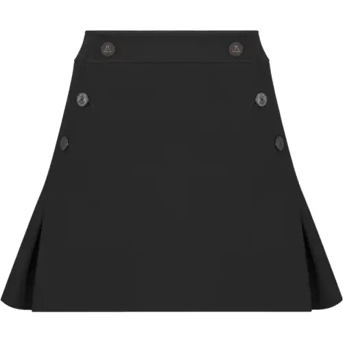DIOR Sailor Miniskirt Casual Short Skirts Women's Black