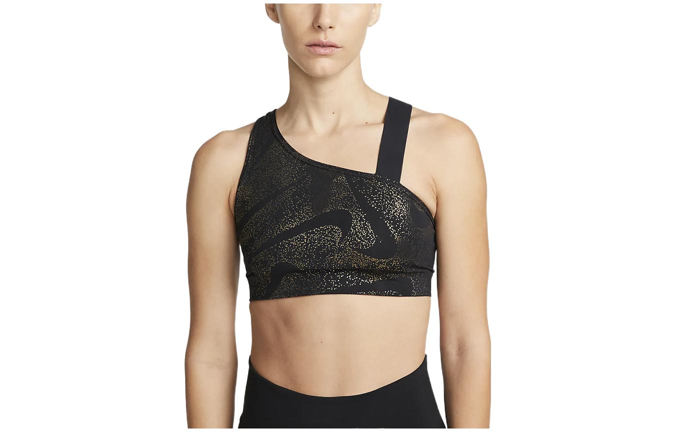 Nike Asymmetrical black sports bra, with your logo imprint