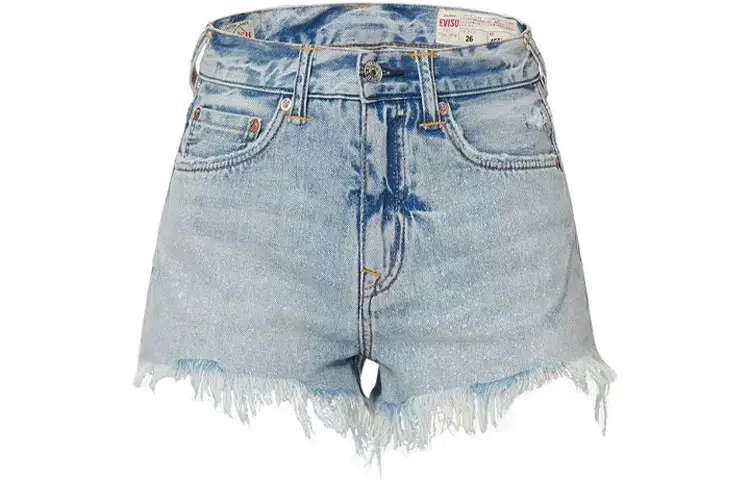 EVISU Denim Shorts Women's Denim Blue Moderate Other