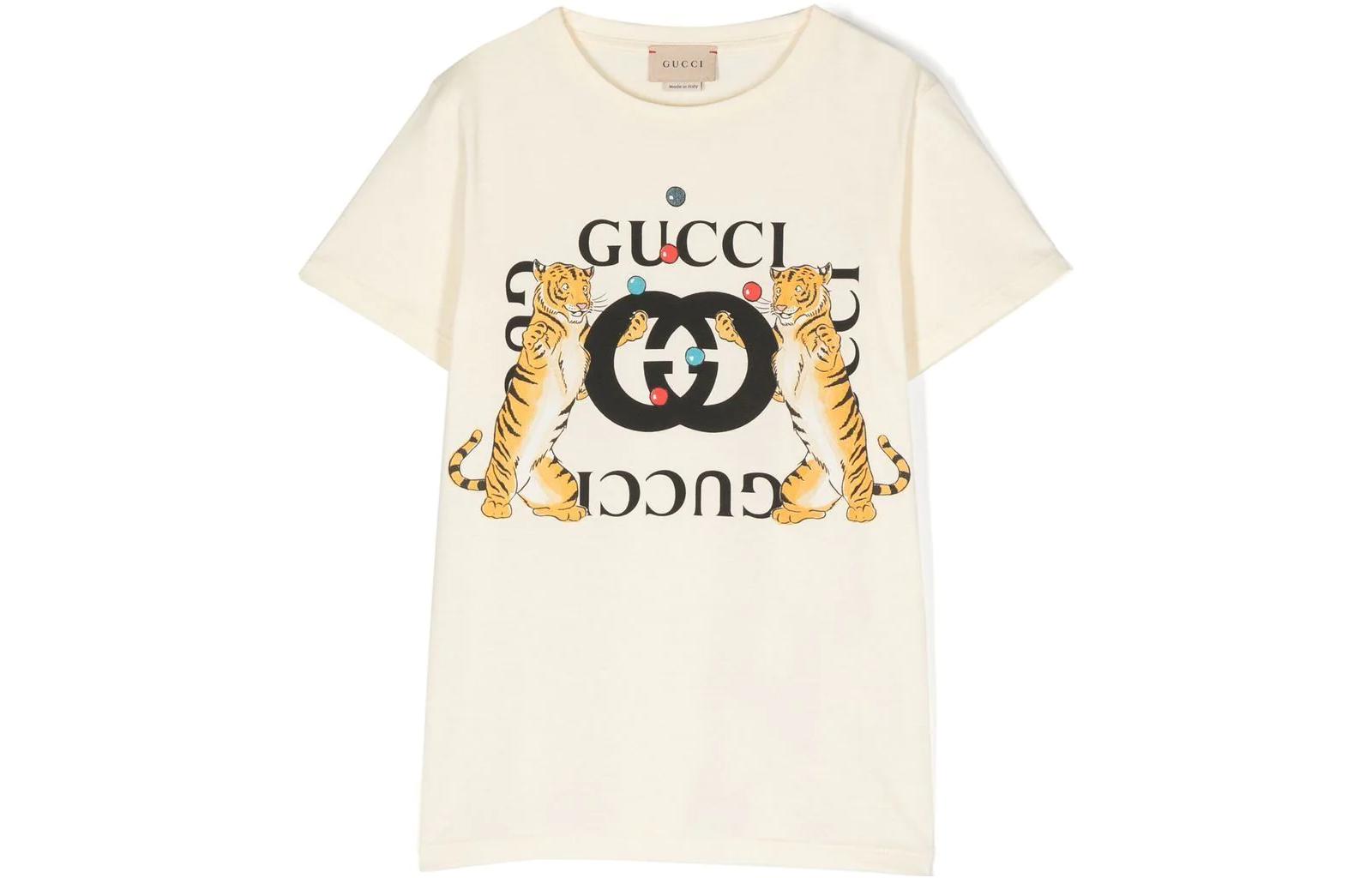 Футболка Gucci Kids (каки)