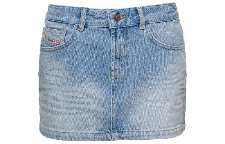 DIESEL Denim Short Skirts Women's Blue