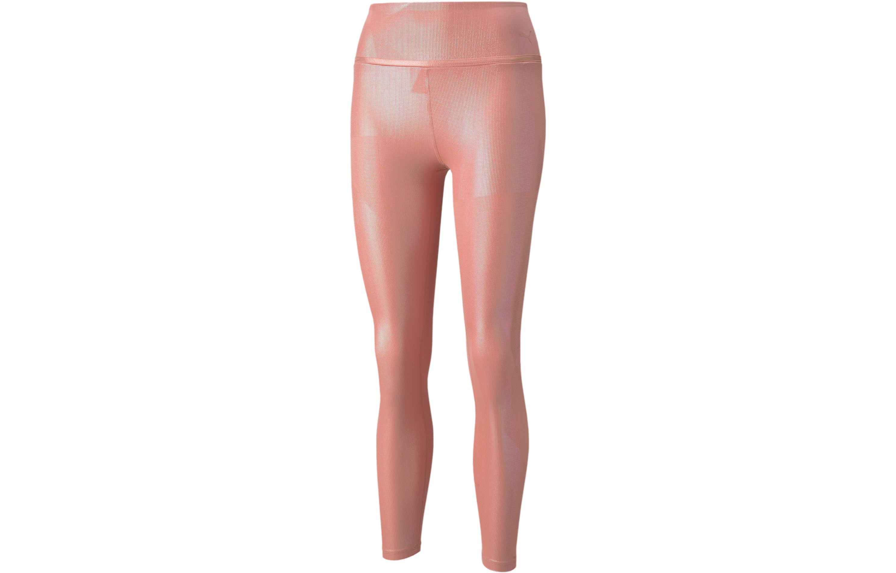 PUMA W CONCEPT Stardust High Waist Printed 7/8 Women's Training Leggings Sports Pants Women's Pink