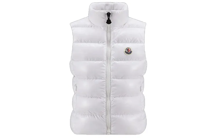 Moncler Kids Down Vests Stand Collar Moderate