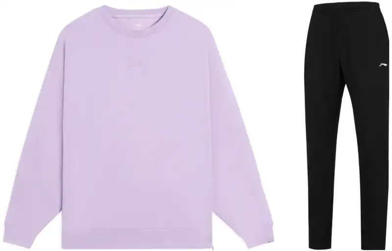Li Ning Casual Suits Women's Crew Neck Moderate Other