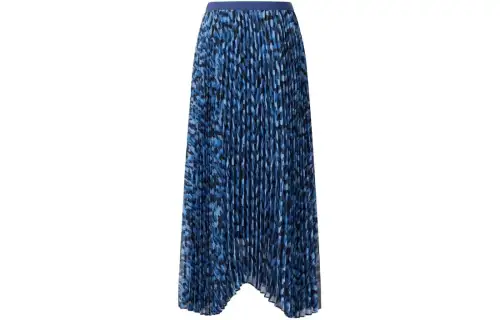 UNIQLO SS24 Casual Long Skirt Women's Blue
