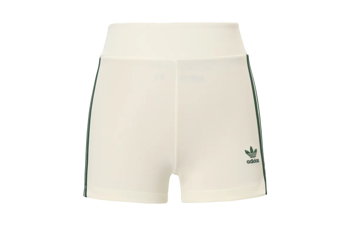 Adidas Originals Sports Shorts Women's Beige Moderate Tight Pants