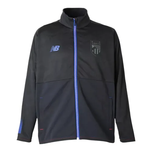 New Balance Jackets Men's Black Stand Collar Moderate Other
