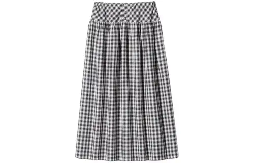 UNIQLO X INES DE LA FRESSANGE UNIQLO X Ines De La Fressange Casual Long Skirts Women's Dark Gray Moderate Long A Line Skirt