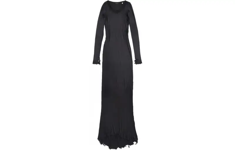 Balenciaga Long Sleeved Maxi Dress