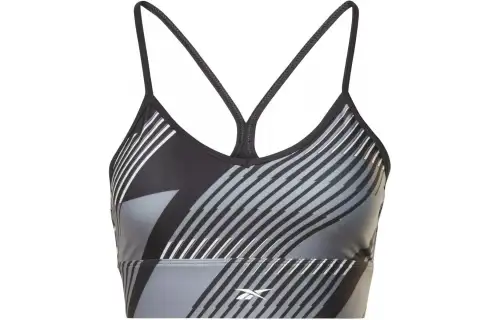 Reebok WOR TRAIN AOP BRA Sports Underwear Women's Black