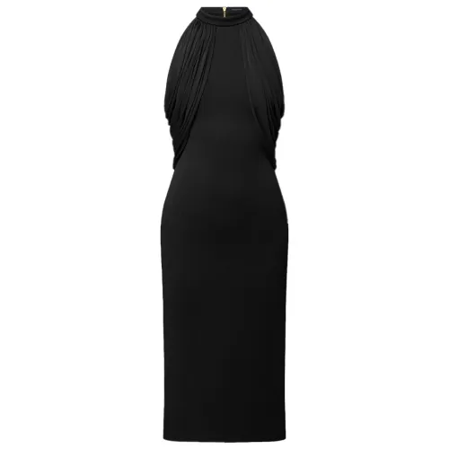 Lv Draped Insert Dress