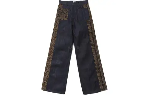 DIOR Jeans Women's Blue Moderate Straight Fit Pants