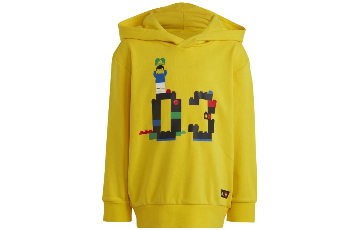 Детское худи adidas x LEGO (желтое)