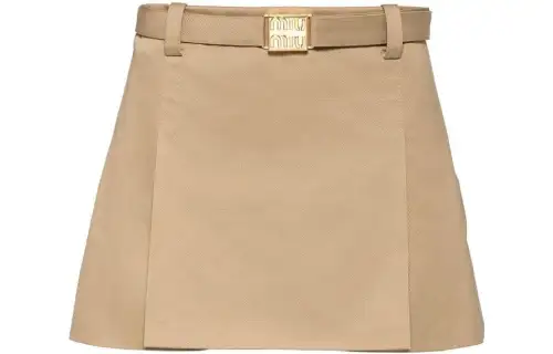 【Previous Season】belted chino miniskirt