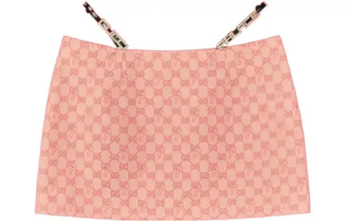 GUCCI x PALACE Gucci X Palace Collection Casual Short Skirts Women's Pink