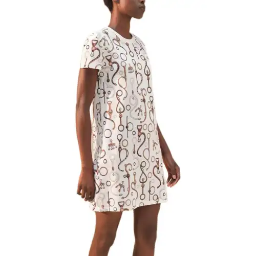 Hermès Pre Owned 2010s Bridle pattern Dress