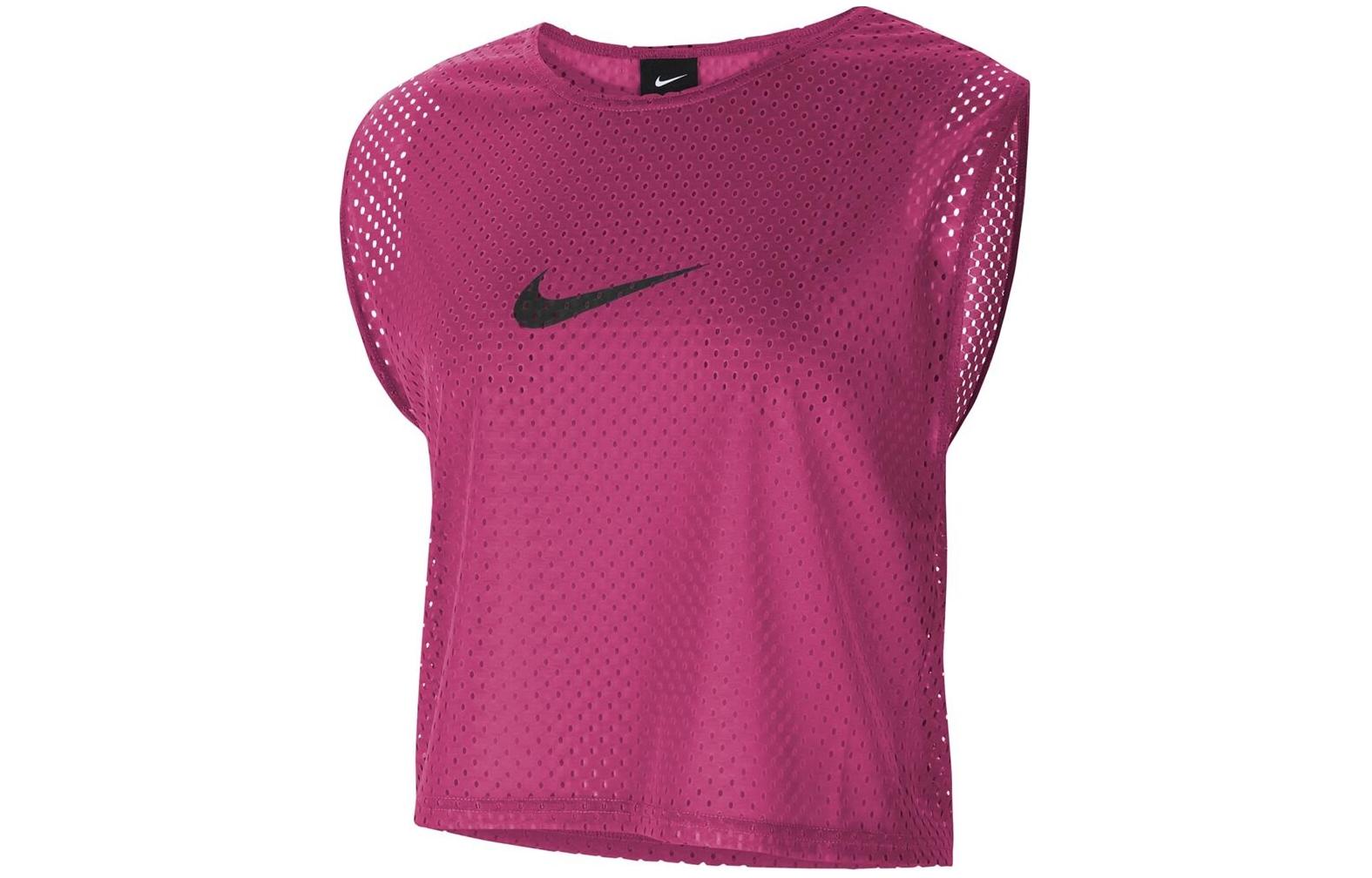 Женская майка Nike Logo (темно-розовая)