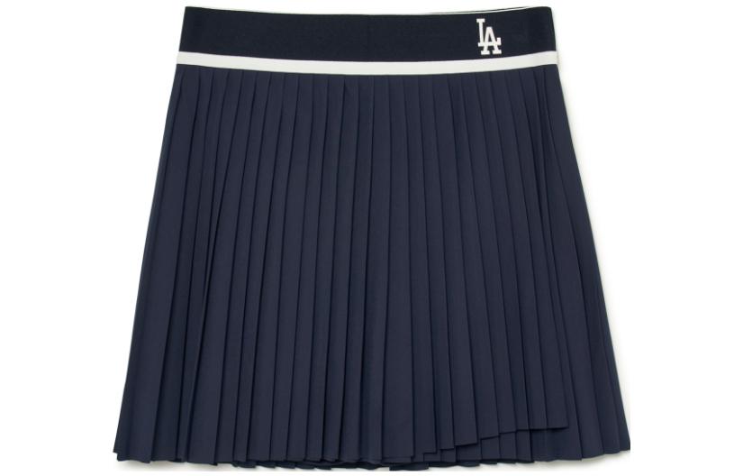 Юбка MLB Плиссированная (синяя)