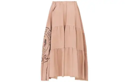 DIOR Casual Long Skirts Women's Light Brown Mid Length Other