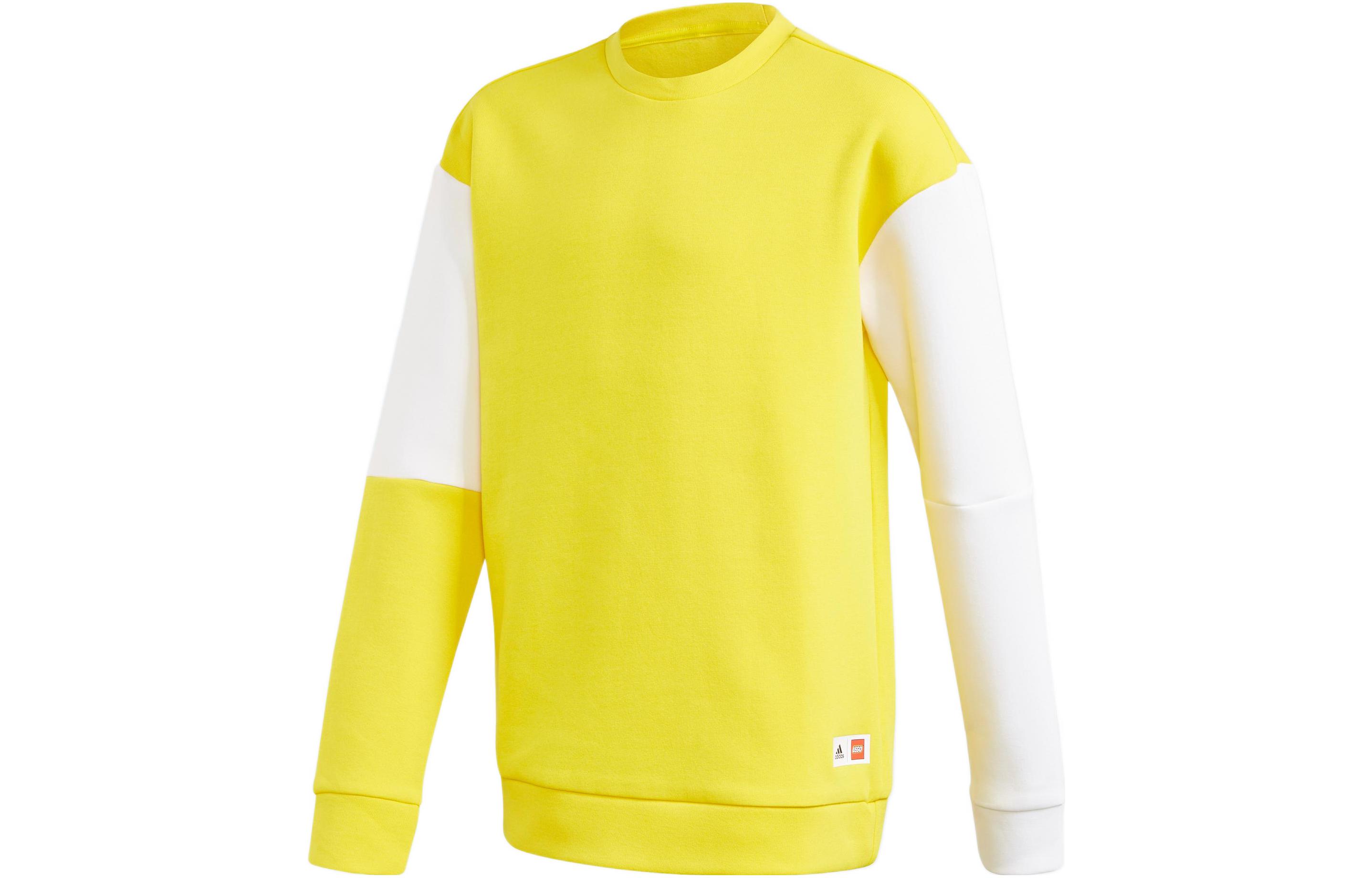 Детское худи adidas x Classic Lego (желтое)
