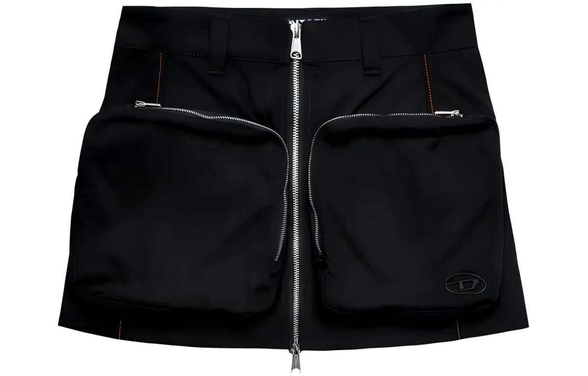 DIESEL Casual Short Skirts Women's Black
