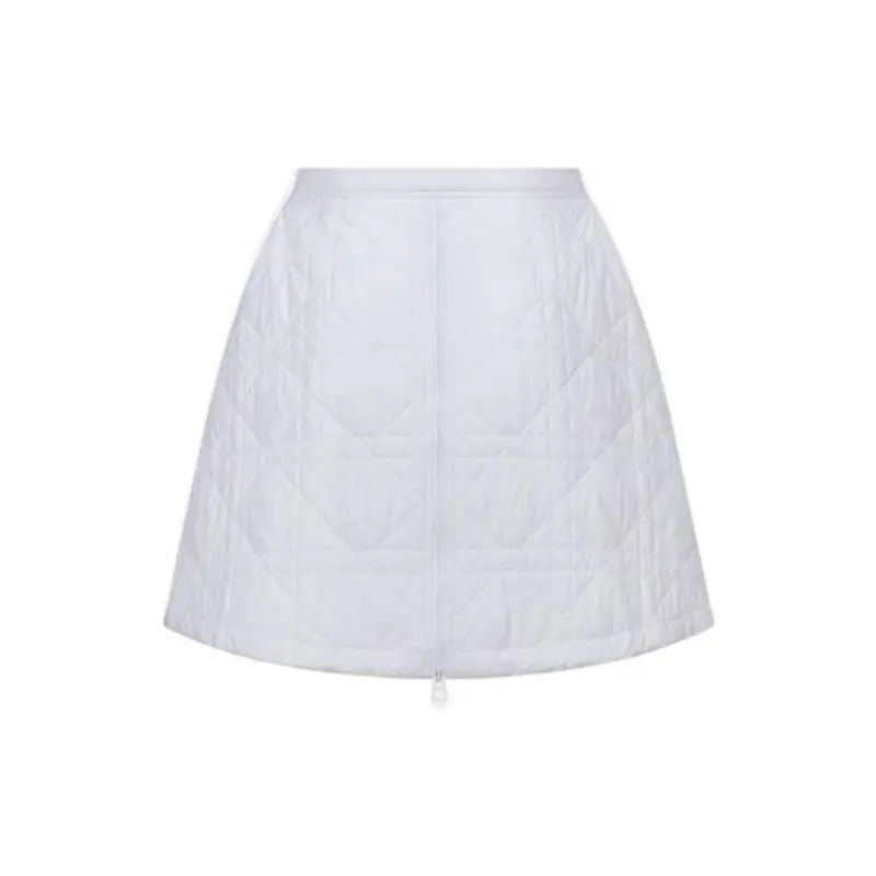 DIOR Casual Short Skirts Women's White Moderate Short A Line Skirt