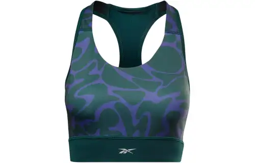 Reebok RUN BRA AOP Sports Underwear Women's Green