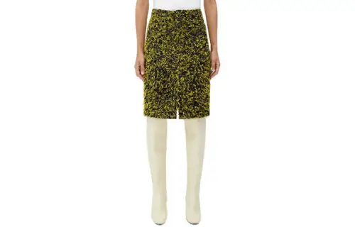 Bottega Veneta Casual Long Skirt Women's Green
