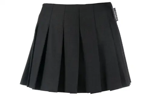 PRADA Casual Short Skirts Women's Gray