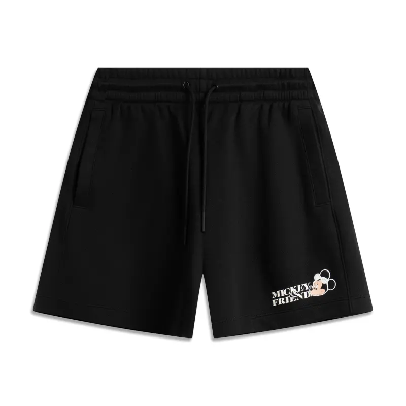 Li Ning x Disney Casual Shorts Women's Black