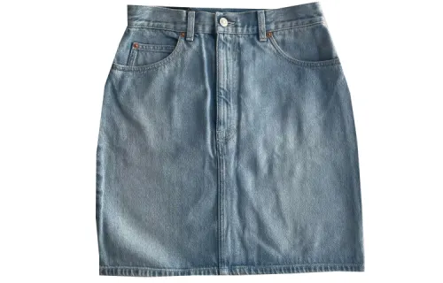 GUCCI Denim Short Skirts Women's Blue