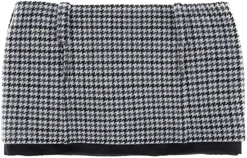 MIU MIU Houndstooth Mini Skirt
