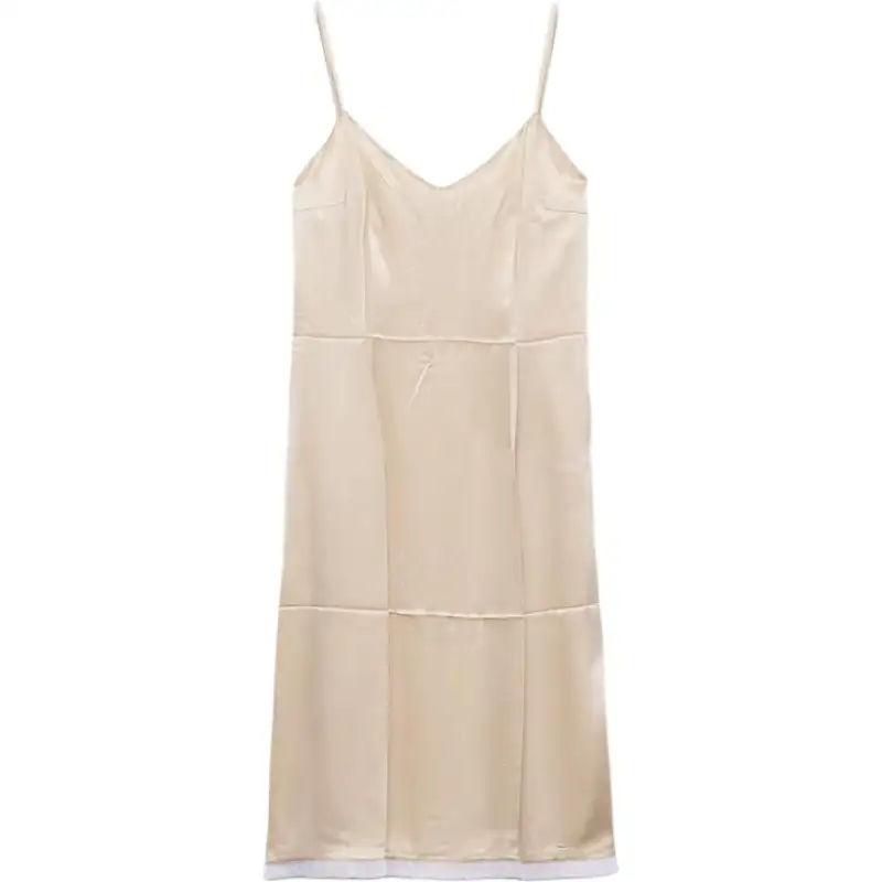 PRADA Satin Crepe Midi Dress