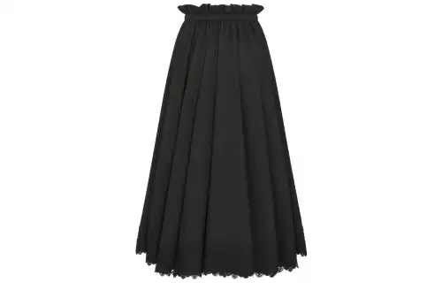 DIOR Casual Long Skirts Women's Black Moderate Long Other