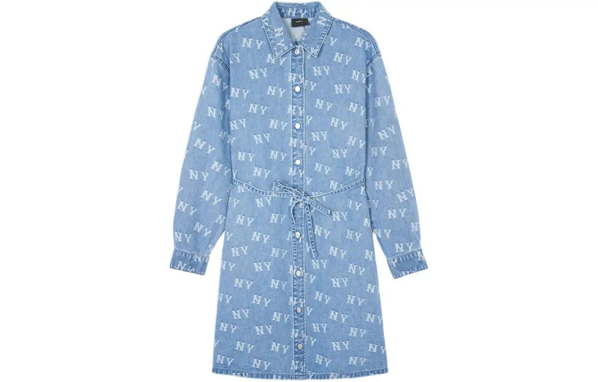 MLB Long Sleeved Dress Women's Blue