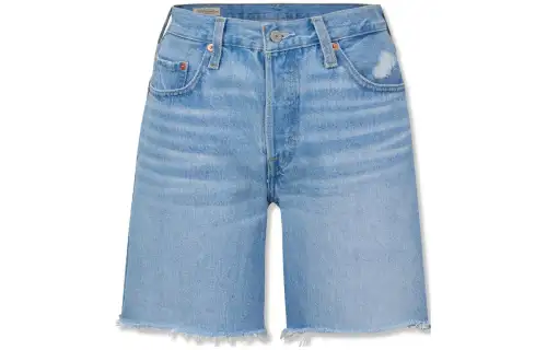 Levis SS23 Denim Shorts Women's Blue