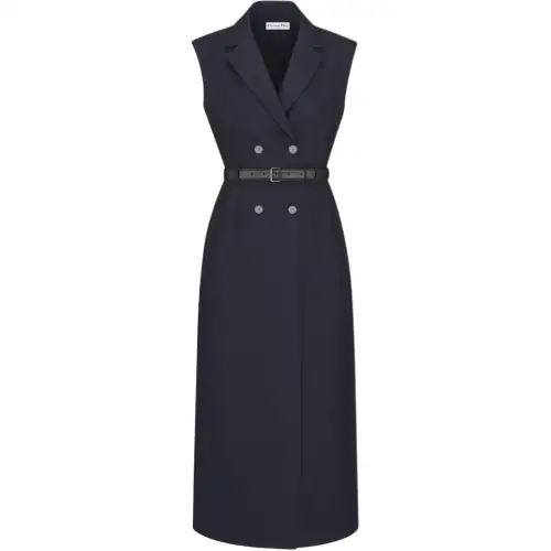 DIOR Sleeveless Dress Women's Blue