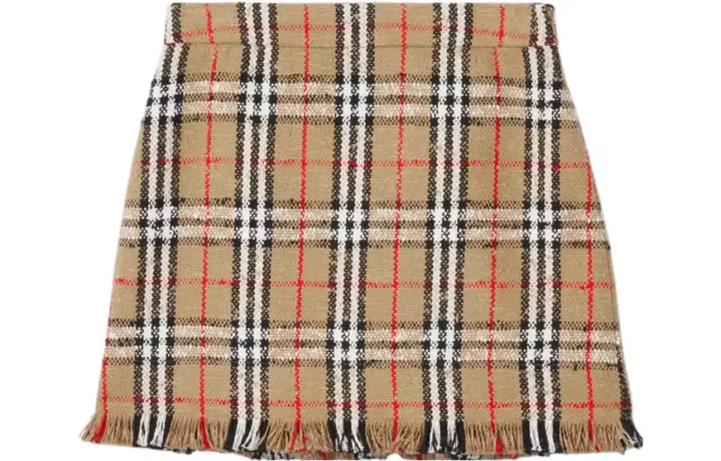 Burberry Vintage Check bouclé mini skirt