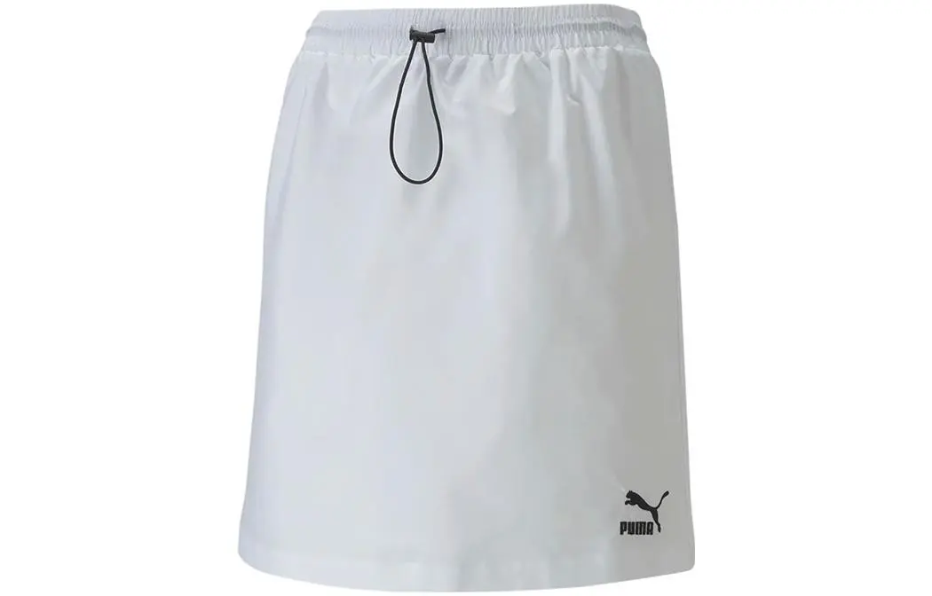 PUMA Classics Woven Casual Short Skirts Women's Silver