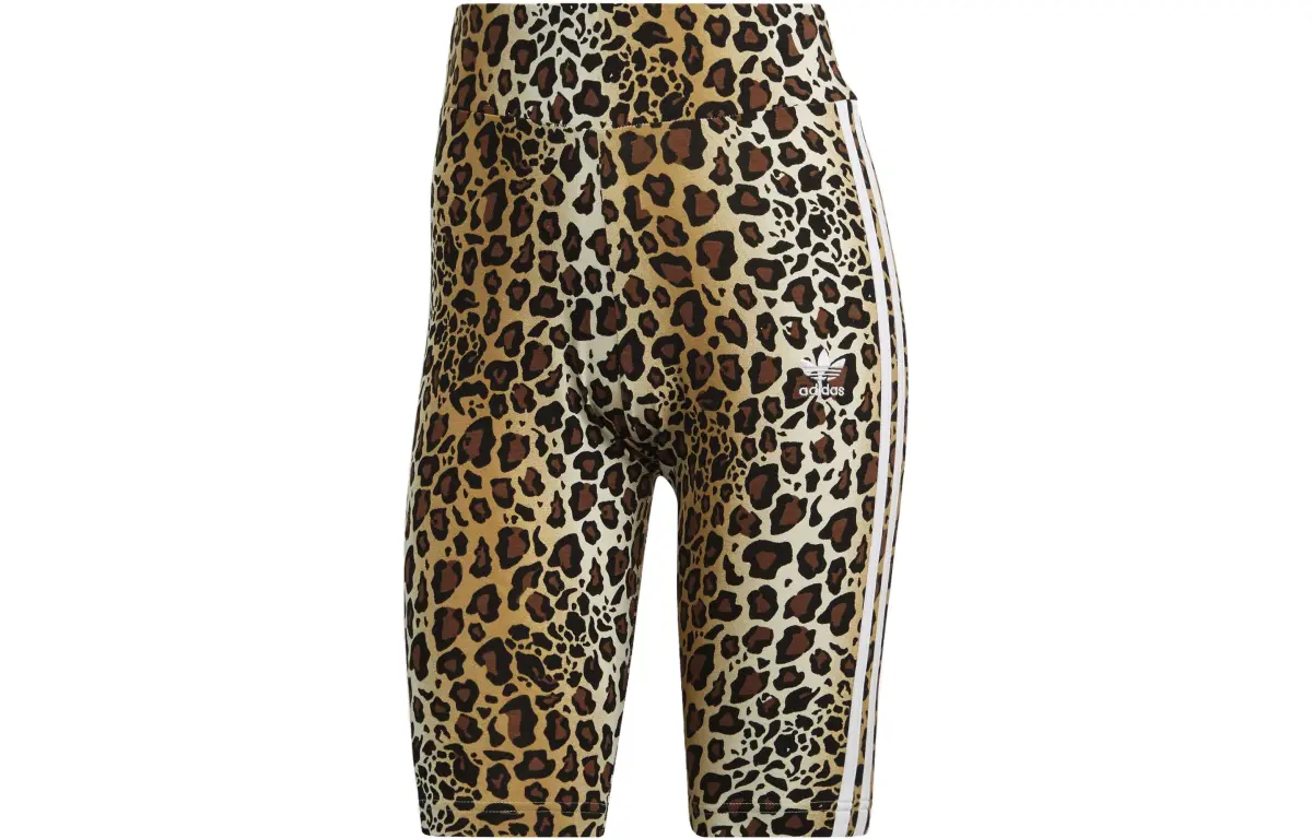 Adidas Sports Shorts Women's Brown Moderate Tight Pants