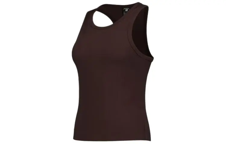 New Balance Linear Heritage Rib Knit Racer Tank Top