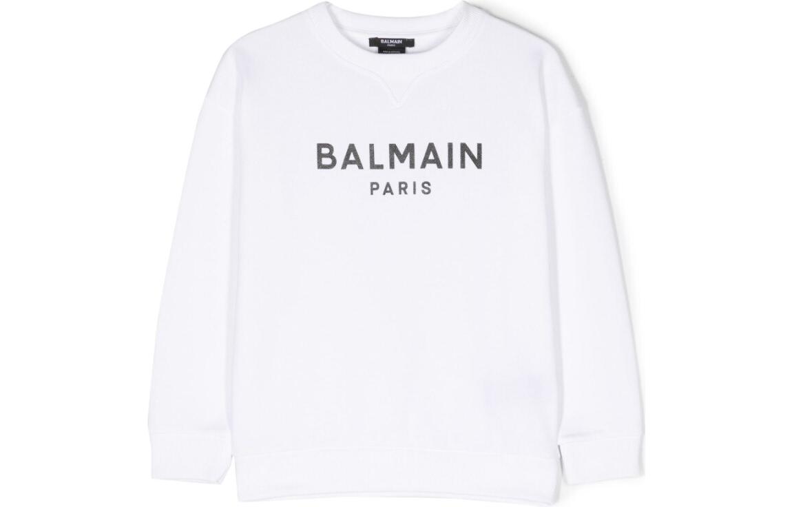 Детский худи BALMAIN (белый)