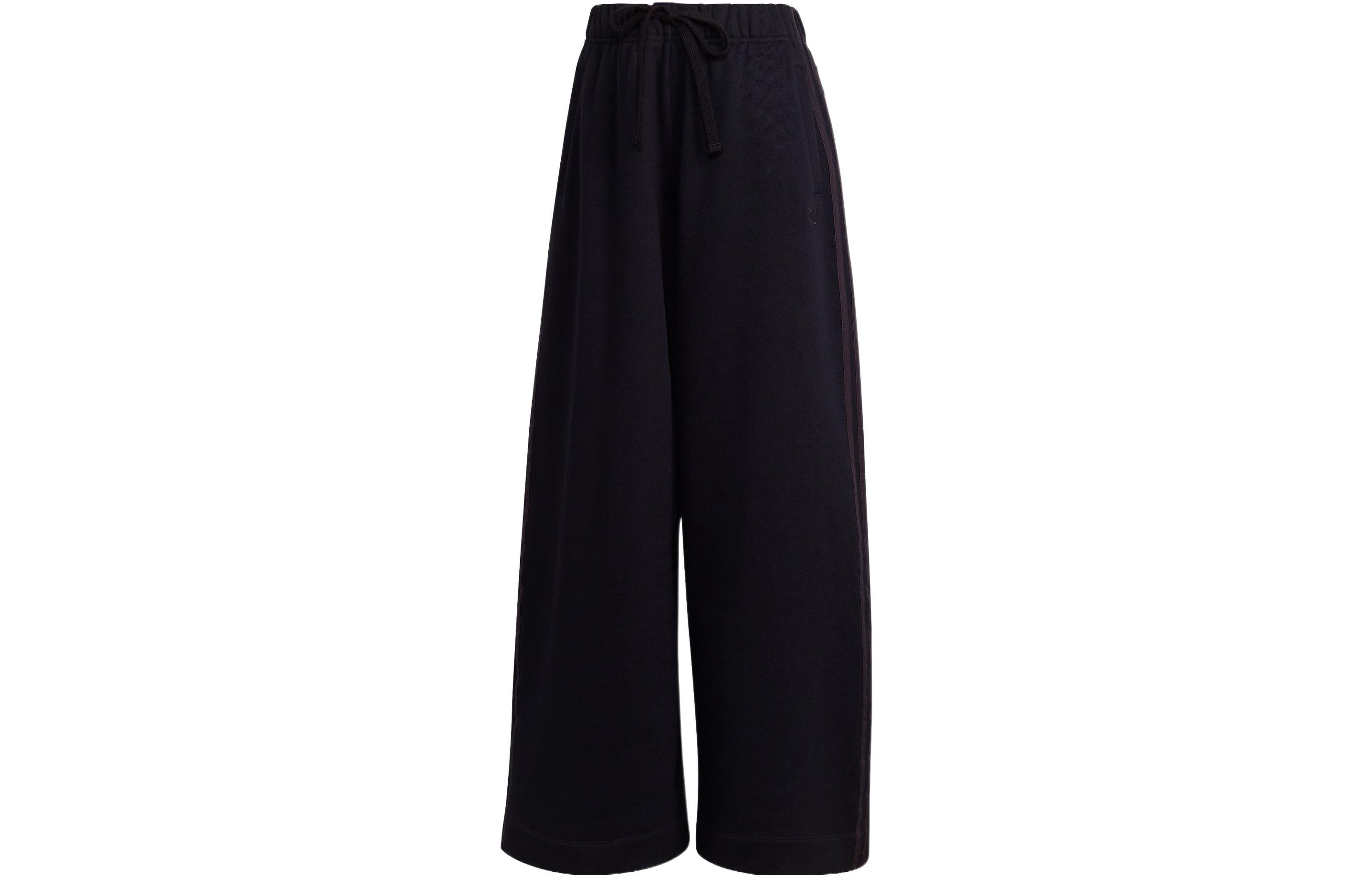 Женские штаны adidas originals x blue version wide leg pant (черные)