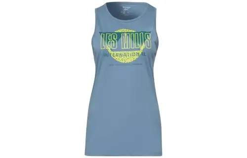 Reebok Sleeveless Sports Shirts Women's Blue Racerback