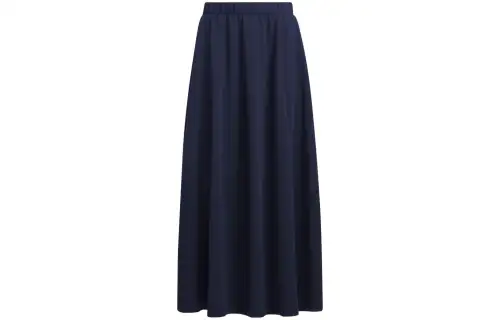 Adidas Originals Casual Long Skirt Japan Version Women's Navy Blue